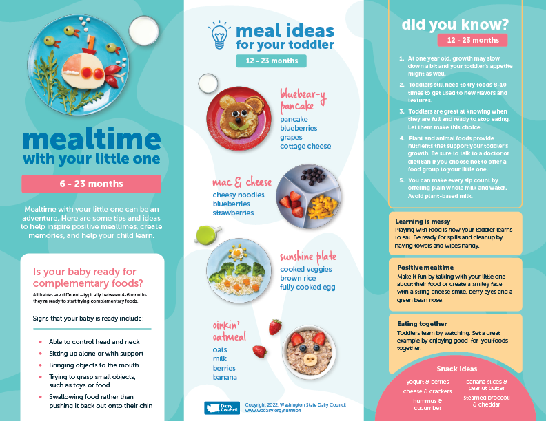 Mealtime with Your Little One 6-23 Months Feeding Guide